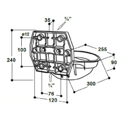 Geriamasis dubuo Mod. 12P-MS¾" SU1000123