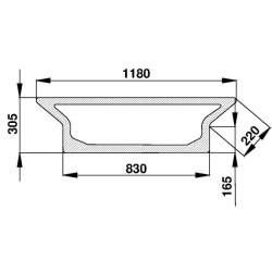 Case - IH CVX1170 D7130 Apatinis galinis langas