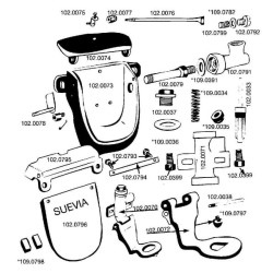 Kaištis preso plokštelei SU1020038