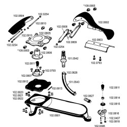 Žalvarinė veržlė M8 SU1020254