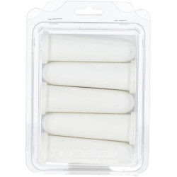 Blauzdos žindukas Super, X-pradurtas, baltas, 5vnt 505012FA