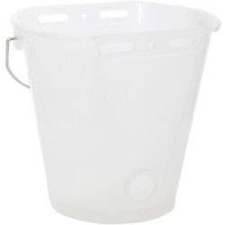 Maitinimo kibiras baltas skaidrus 8L 14266