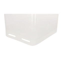 Maitinimo kibiras 13l, baltas transp., su svarstykle, be prieziu. 14284