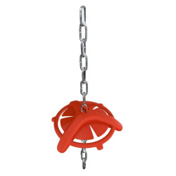 Kandžiojamasis kamuoliukas kiaulėms su grandine, 75 mm 1635280301