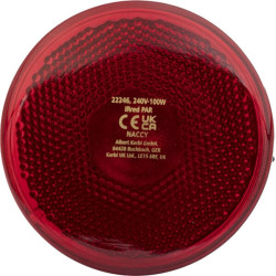 Econ, infraraudonųjų spindulių lempa 100W raudona 22246KER
