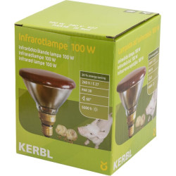 Econ, infraraudonųjų spindulių lempa 100W raudona 22246KER