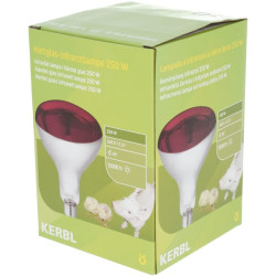 Infraraudonųjų spindulių lempa 250W raudona 22245KER