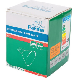 Infared šviesa, 175W, 230V, raudona, Farma 802008FA