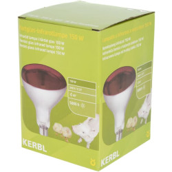 Infraraudonųjų spindulių lempa 150W raudona 22244KER