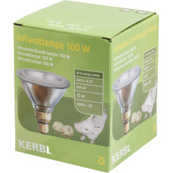 Econ, infraraudonųjų spindulių lempa 100W skaidri 22242KER