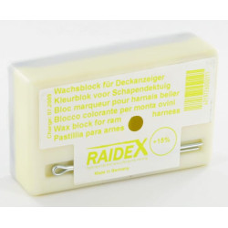 Kreidelės blokas metalinis geltonas Raidex VV8037