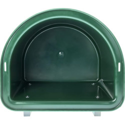 Nešiojama ėdžia su metaliniais kabliukais, žalia 3285