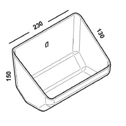 Sieninė lesyklėlė paršeliams 1620100209