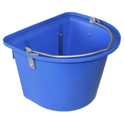 Nešiojama ėdžios su metaliniais kabliukais ir rankena, mėlyna, 12L, 16200404023