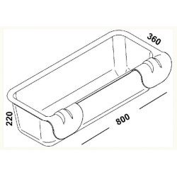 Kabliukas 80cm 32l modelis 800 1620100205