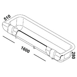 Kabliukas 160cm 120l modelis 1600 1620100207