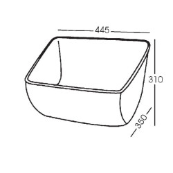 Plastikinis lovelis 12 ltr OK145 1620100202