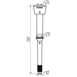 Melžimo įdėklai prisitaiko. Westfalia 7021.2725, Ø 10 mm 1580GS07