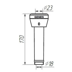 Melžimo įdėklai prisitaiko. Westfalia 7021.2725.220, Ø 18 mm 1580GS06P