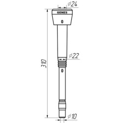 Melžimo įdėklai prisitaiko. Alfa Laval 960016, Agromilk-Czechy, Interpuls-Włochy, Ø 10 mm 1580GS04
