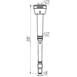 Melžimo įdėklai silikoniniai prisitaiko. Alfa Laval 960016, Agromilk-Czechy, Ø 8 mm 1580SGS03