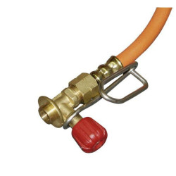 Tešmens plaukų šalinimo priemonė mažam dujų balionėliui su 1,5 m žarna VV15676