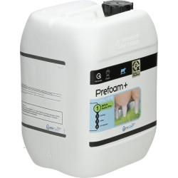 PREFOAM +, 10kg, putų preparatas LSA pagrindu, skirtas speniui valyti prieš melžimą PREFOAM10