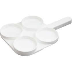 Pieno tyrimo padėklas baltas 1580AM00011