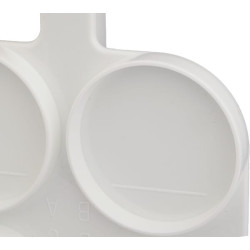 Pieno tyrimo padėklas baltas 1580AM00011