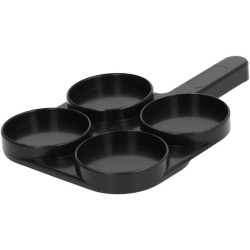 Pieno tyrimo padėklas juodas 1580AM00012