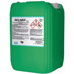 INO GRIF, 10 kg, rūgštinis ploviklis melžimo klasterių valymui ir dezinfekcijai INOGRIF10