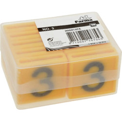 Ženklinimo numeris, Nr.3 geltonas 45x45mm 306003FA
