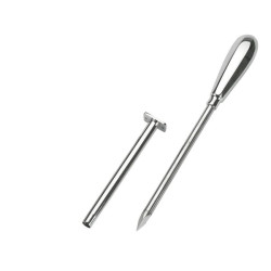 Trocar 9cm, Ø5 mm, metalinė rankena, chromuotas 211KER