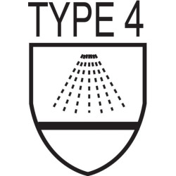 Vienkartinis kombinezonas, 2XL dydis, baltas/raudonas, 3M 4565XXL