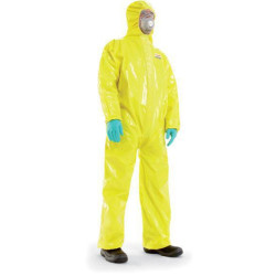 Neperšlampami vienkartiniai kombinezonai, L dydis, geltoni, Honeywell 4503000L
