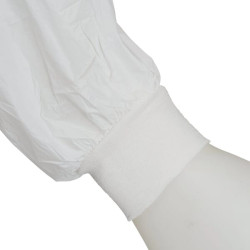 Vienkartinis kombinezonas, M dydis, baltas/raudonas, 3M 4565M