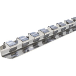 Kablio juosta 100cm, nerūdijančio plieno PVCHS1RVS