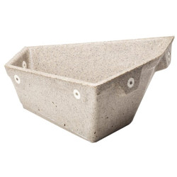 Nuožulnus polimerbetoninis lovelis gimdymo narveliui, dešinėje 16201602