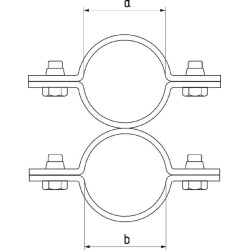 Kryžminis gnybtas 1,1/4" x 1,1/4" 803015114114FA