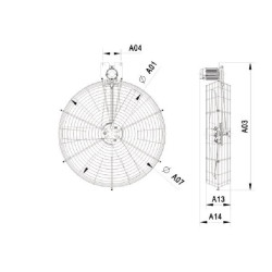 Ventiliatorius Multifan, Ø 130 cm 1616032023