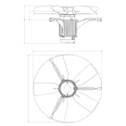 Ventiliatorius Multifan, Ø 71cm 1616032005