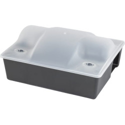 Dviguba jauko dėžutė su permatomu dangteliu PEST230503