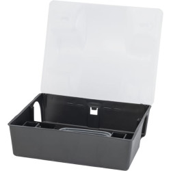 Dviguba jauko dėžutė su permatomu dangteliu PEST230503