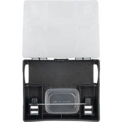 Dviguba jauko dėžutė su permatomu dangteliu PEST230503