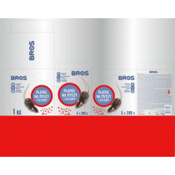 Pelių ir žiurkių žudikų grūdai, 1kg - 5 x doypack 200g 15941956