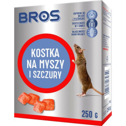 Bros pelių ir žiurkių žudikų vaško blokas 250g 15941700
