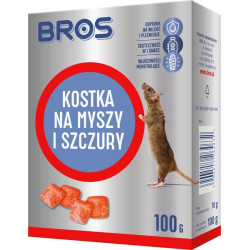 Bros pelių ir žiurkių žudikų vaško blokas 100g 15941699