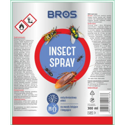 Vabzdžių purškalas, skraidantiems ir ropojantiems vabzdžiams aerozolis, 300 ml 1594091
