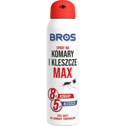 Aerozolis nuo uodų ir erkių MAX, BROS, 90 ml 1594208