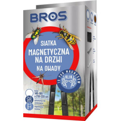 Magnetinis ekranas durų paspaudimui, BROS, baltas, 160x220cm 15941601